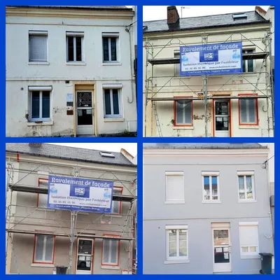 Rénovation de façade maison appartement, EM Batiment isolation thermique extérieure