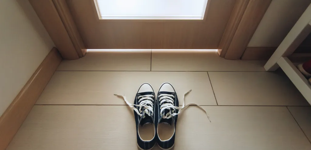 Pas de chaussure dans les vestiaires