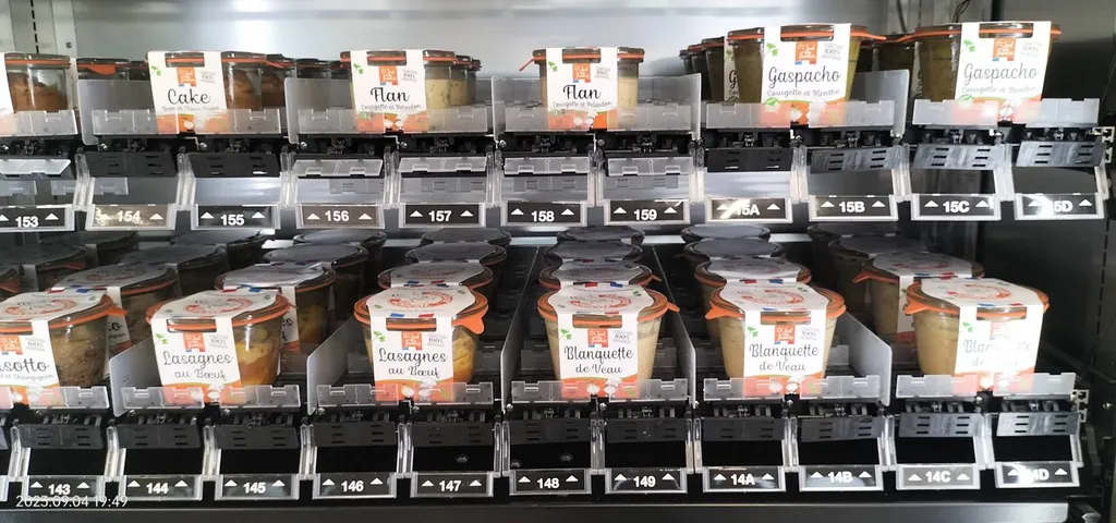 Distributeur de bocaux en Lozère