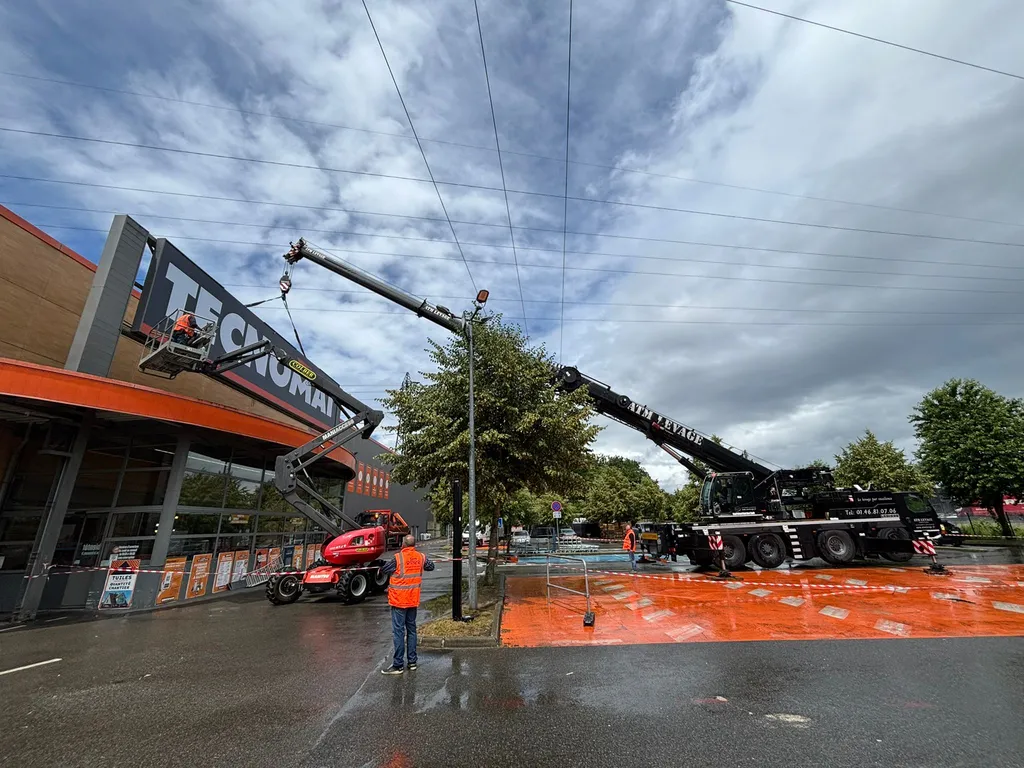 Location de grue mobile Liebherr à Vitry-sur-Seine