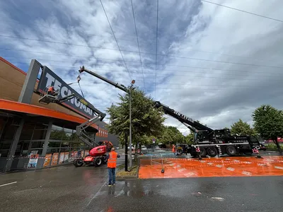 Location de grue mobile Liebherr à Vitry-sur-Seine