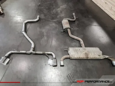 Montage ligne complète Scorpion + Downpipe VW Golf MK6 GTi 2.0 TSi 210 ps | ADP PERFORMANCE AIX