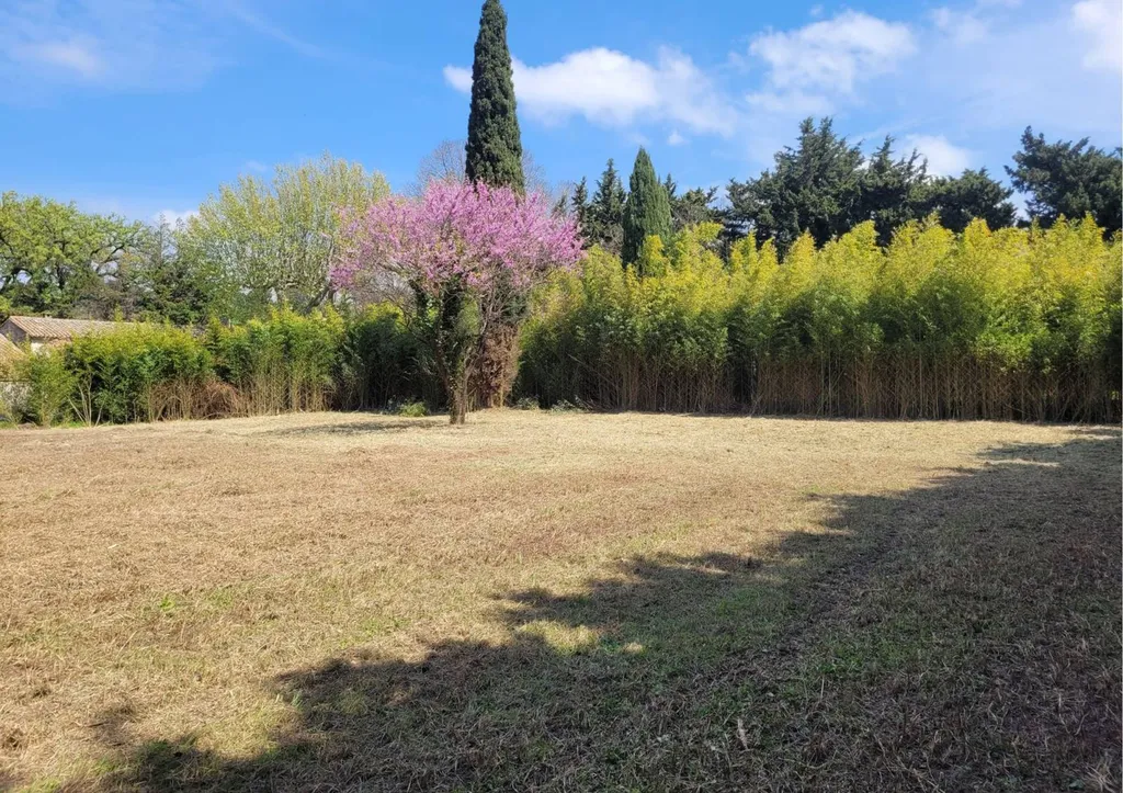 Superbe parcelle constructible à la vente, proche du centre ville de Saint Remy de Provence dans les Bouches du Rhône