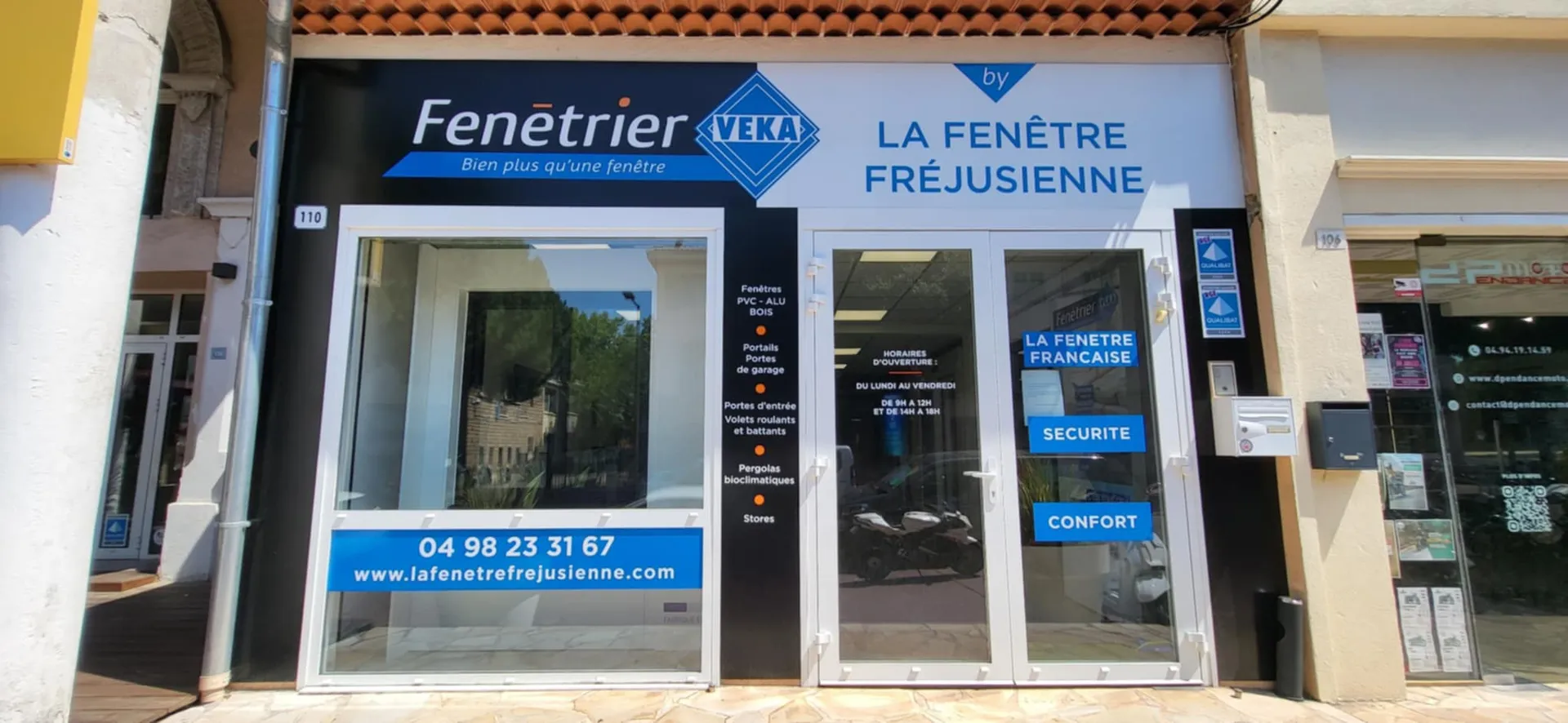 Notre magasin situé au 110 Avenue de Verdun à Fréjus 83600