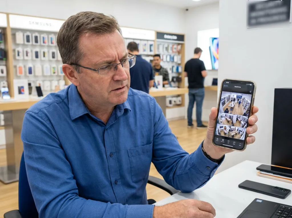 Système de vidéoprotection pour magasin de téléphonie mobile à Marseille