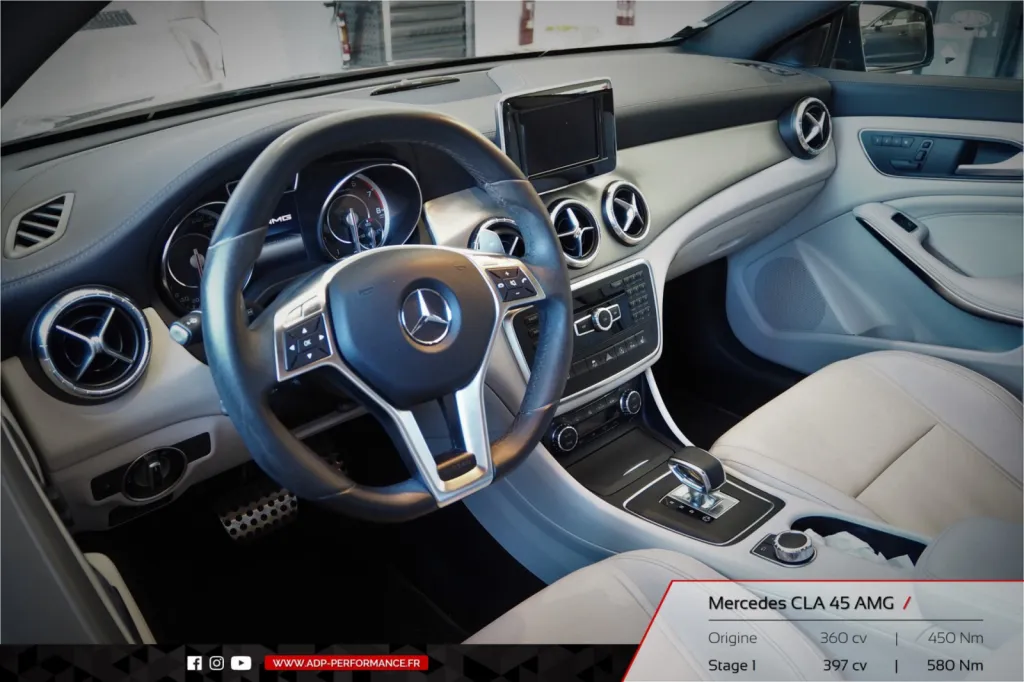 Reprogrammation moteur Nimes - Mercedes CLA 45 AMG 360cv - ADP Performance