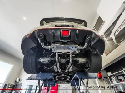Installation échappement à clapet CENDE Nissan 370z Nismo | ADP Performance