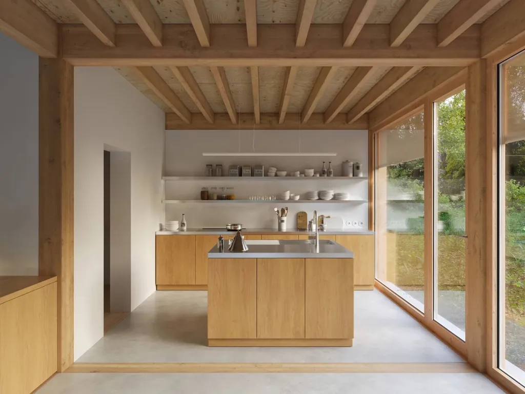 Grand séjour cuisine