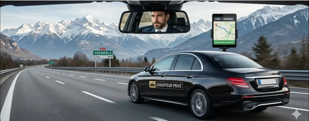 Taxi Lyon Grenoble : Réservation Chauffeur Privé pour Trajet Inter-Villes dans le Rhône