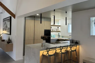 AVANT / APRES : réalisation d'une cuisine sur mesure allemande à Toulouse