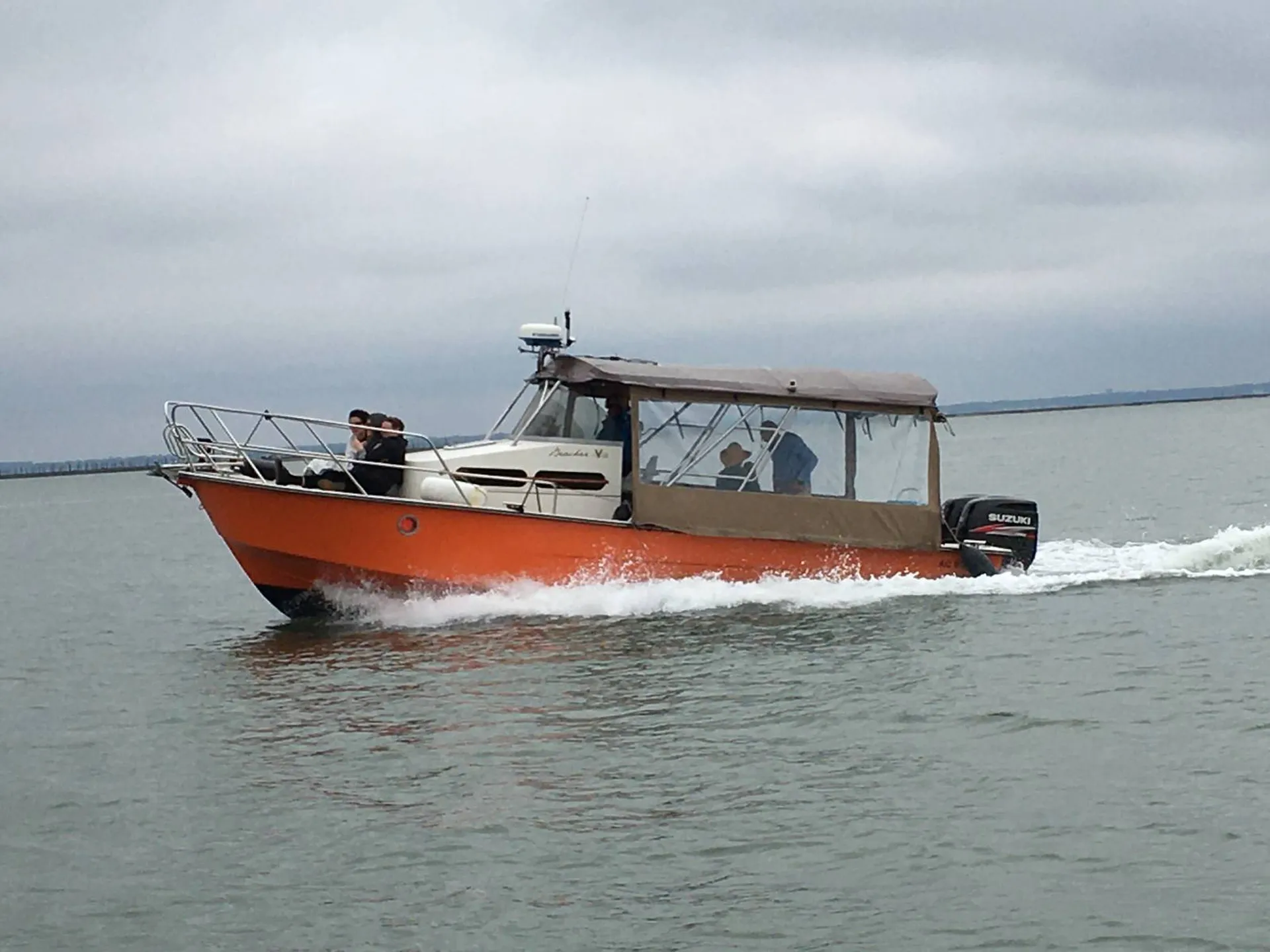 Bateau-taxi privé pour un train matinal - Cap Ferret / Arcachon