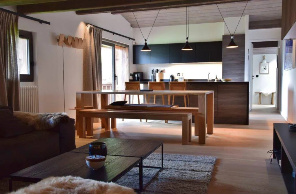 Appartement avec DPE en cours sous Loi Carez et vue sur le Val d'Arly 5 à Megève Le Jaillet