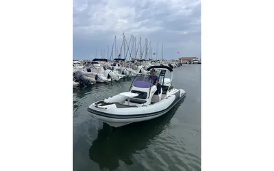 Vente de Grand Golden Line G580 semi-rigide occasion 2025 avec Honda BF115 prêt à naviguer près d'Antibes