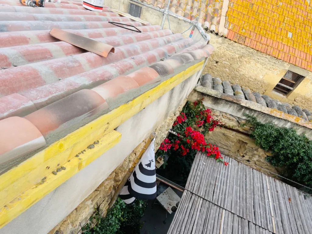 réfection de rive ciment sur éguilles 13510