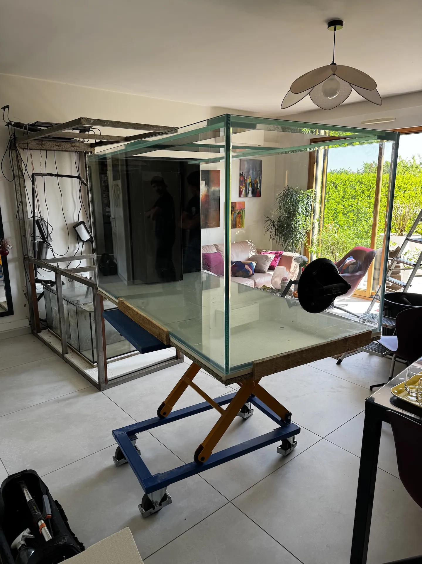 Remplacement d'un aquarium sur mesure à SAINT-FOY-LES-LYON