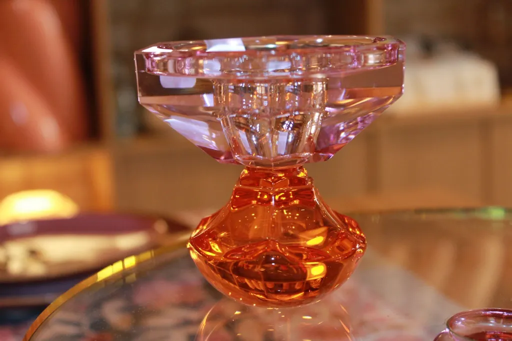 Bougeoir en verre Bazar bizar