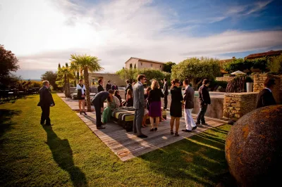 Authentic and Orthodox Wedding Reception for English Couple in Luxurious Bastide in middle lavenders fields in Vaucluse