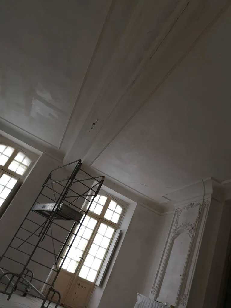 RESTAURATION EN CHAUX TERRE DU MONDE DE L ABBAYE ST PIERRE DANS LE SUD OUEST