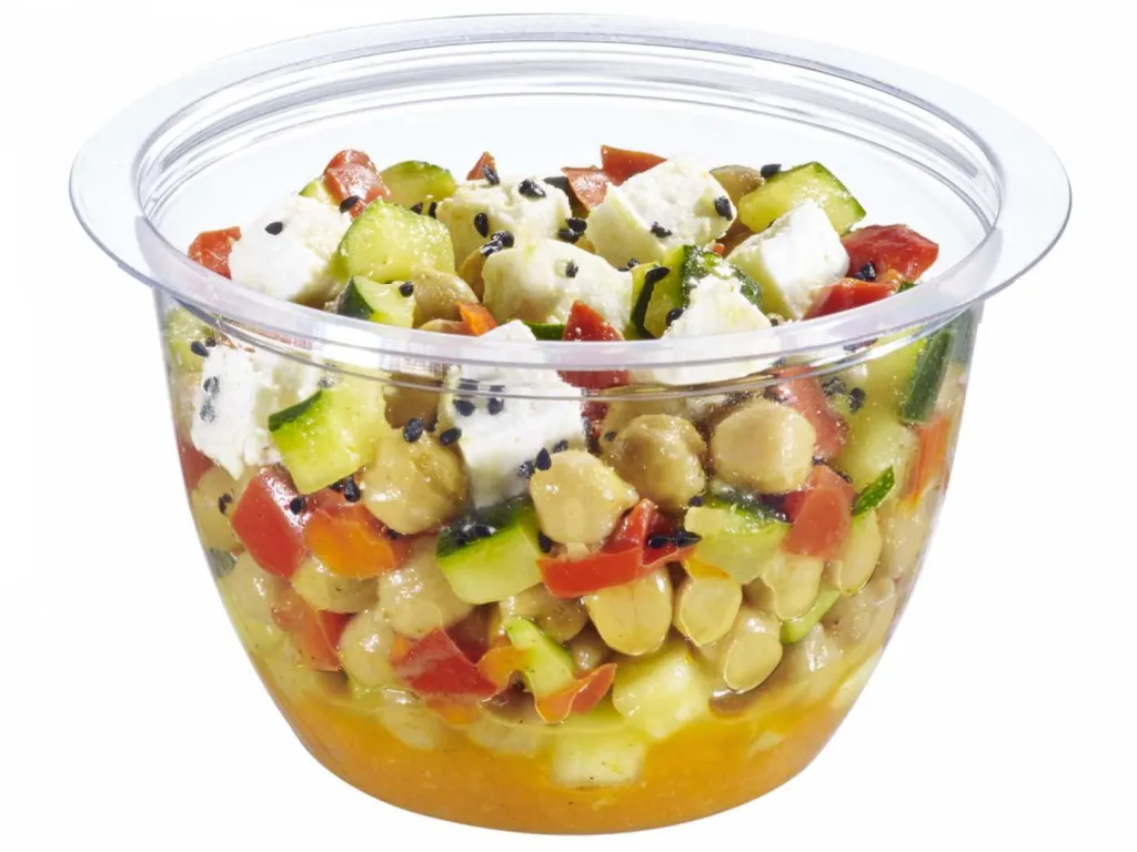 photographe pour packshot culinaire Lyon salade marocaine Léa Nature Jardin Bio