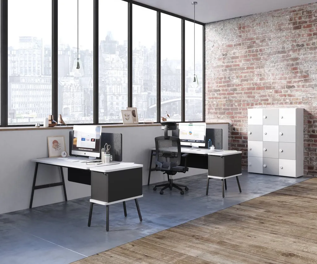 Mobilier de bureau ALTO du fabricant Buronomic pour pour open-space à Marseille 13009 