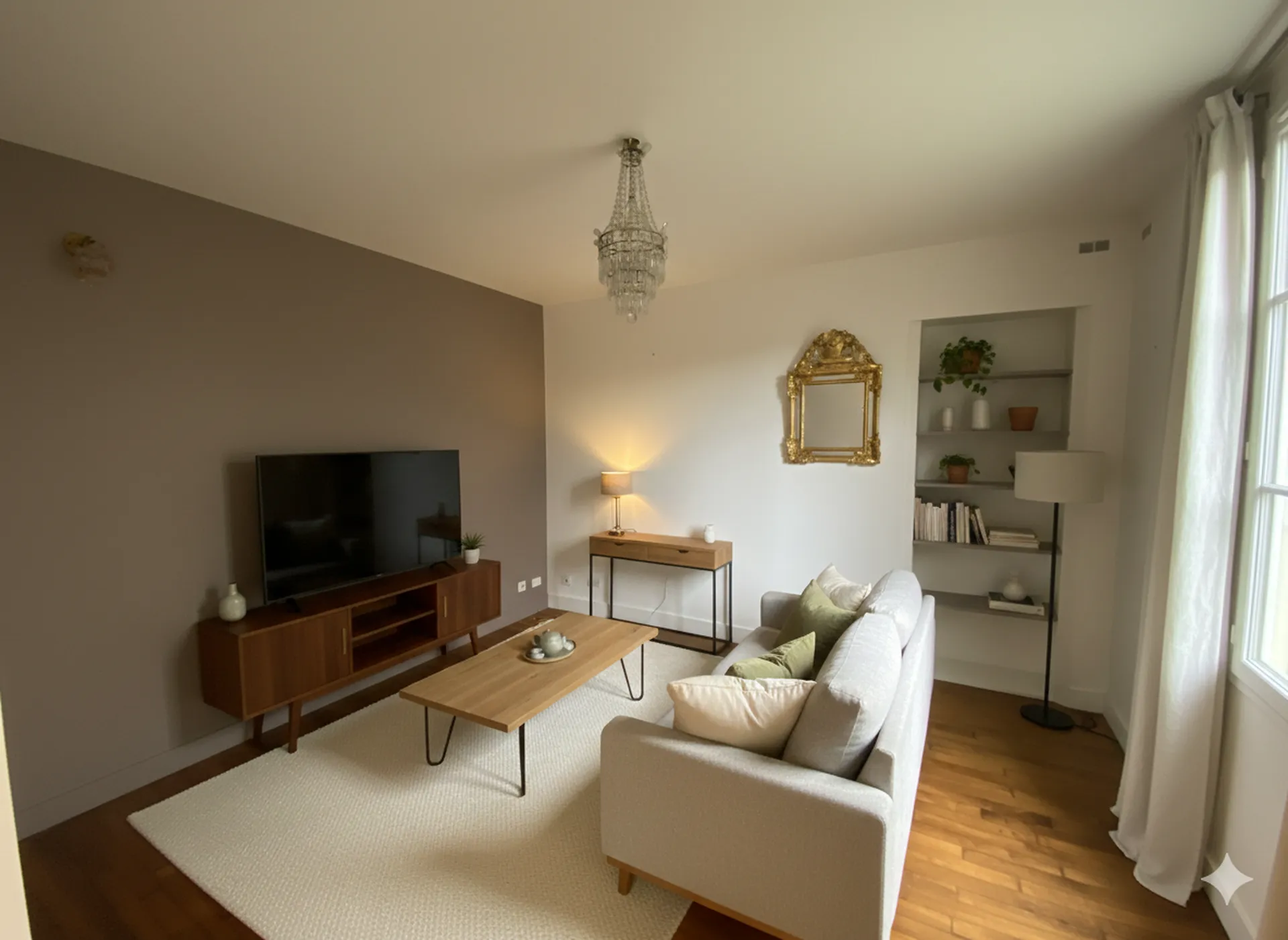 Proposition salon appartement comme une maison 2 min gare du Vésinet par Helix immobilier