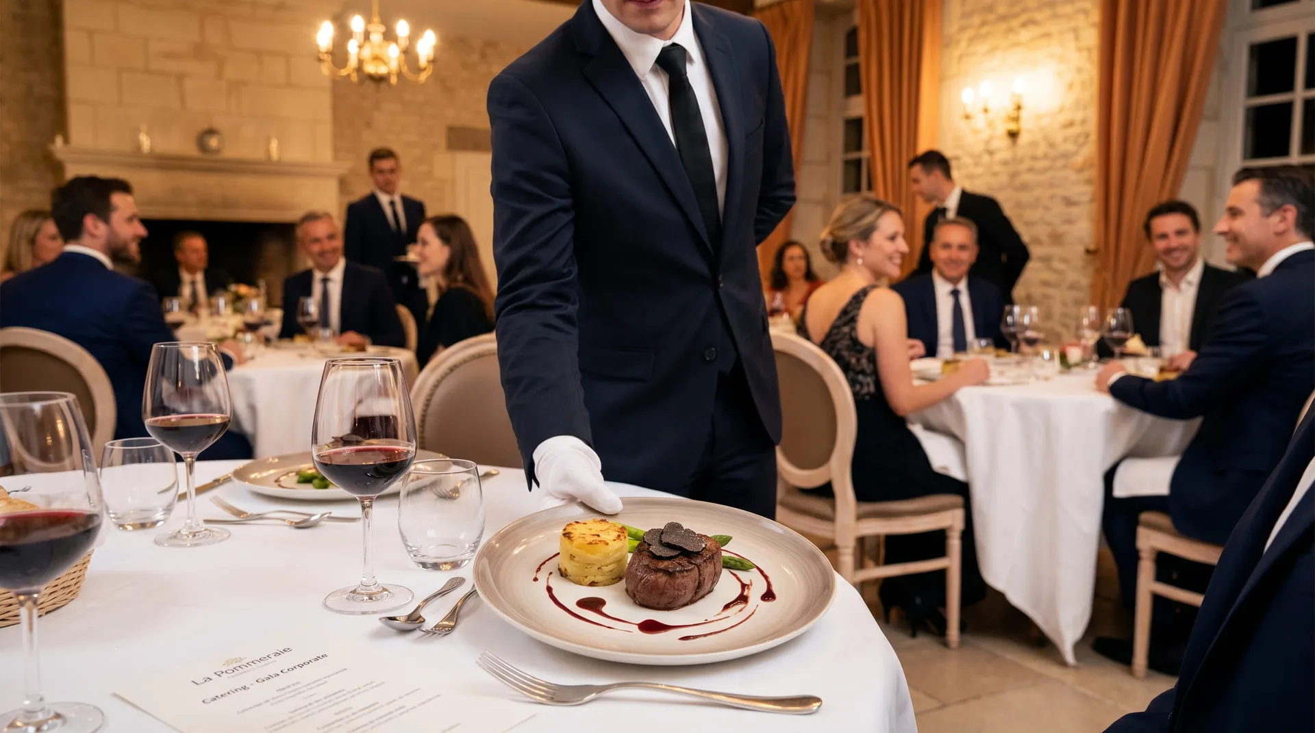 Traiteur pour gala d'entreprise et soirée de prestige à Bernay