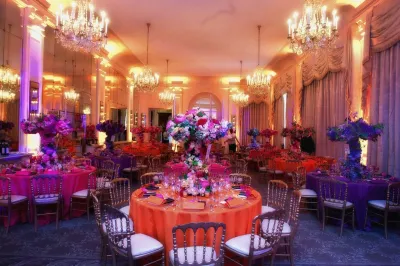 Reception venue in a private hotel in Paris
