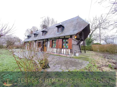 A acquérir, Propriété Normande avec dépendances sur un terrain de 1,8 hectare, dans la Vallée de Seine, La Mailleraye Sur Seine 76940
