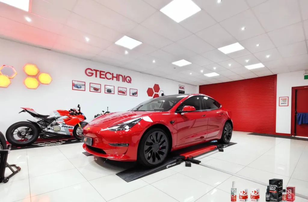 TESLA MODEL 3 PERFORMANCE - PROTECTION CERAMIQUE GTECHNIQ A LILLE