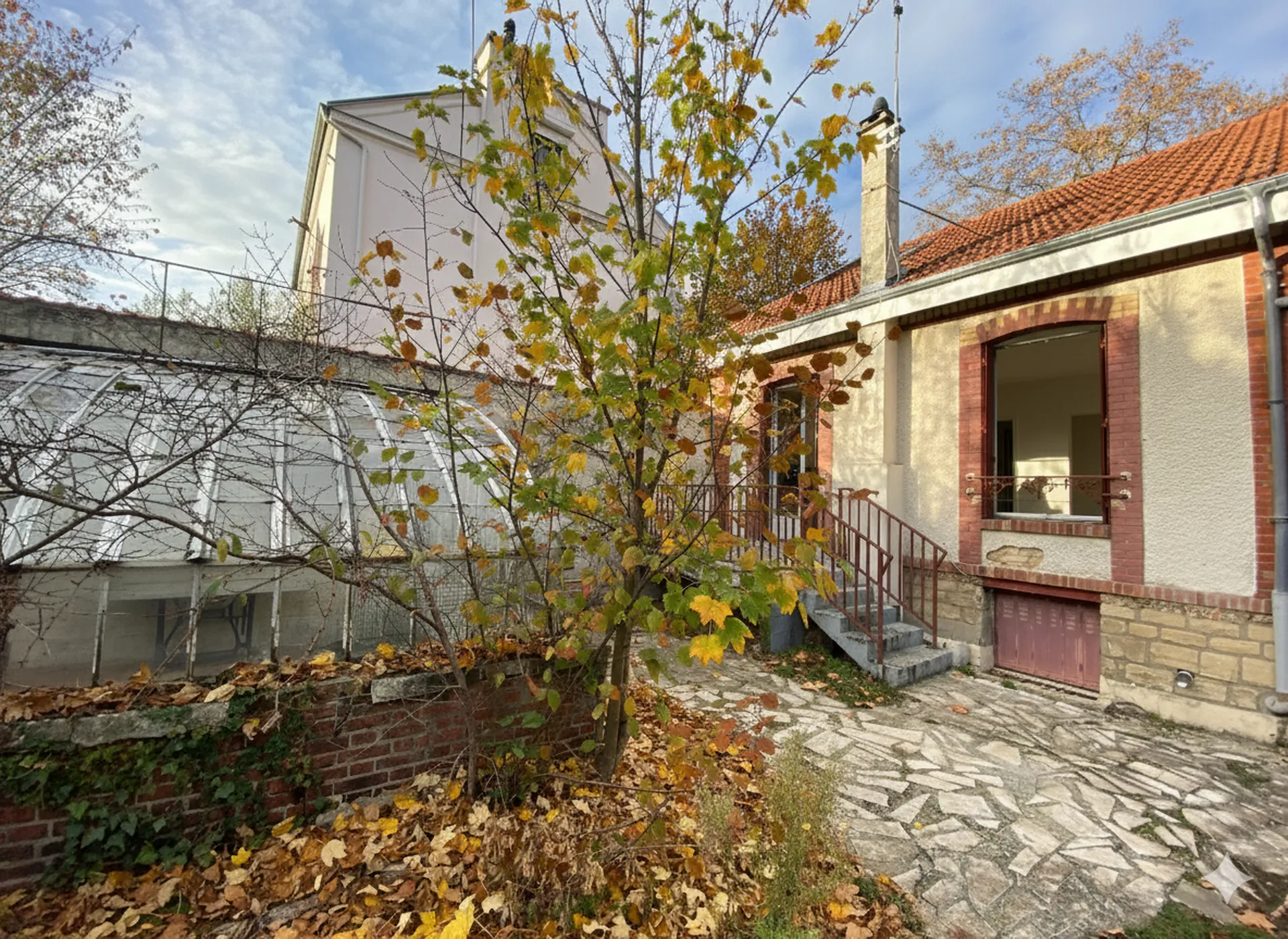 Façade jardin maison à louer
