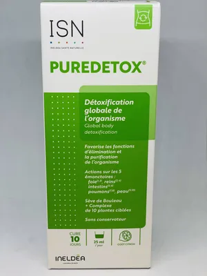 puredetox détoxification organisme en pharmacie