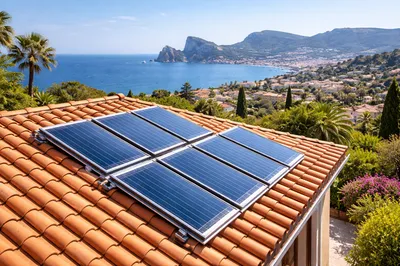 Chauffage solaire de piscine à La Ciotat installez par Provence Energie Solaire Services