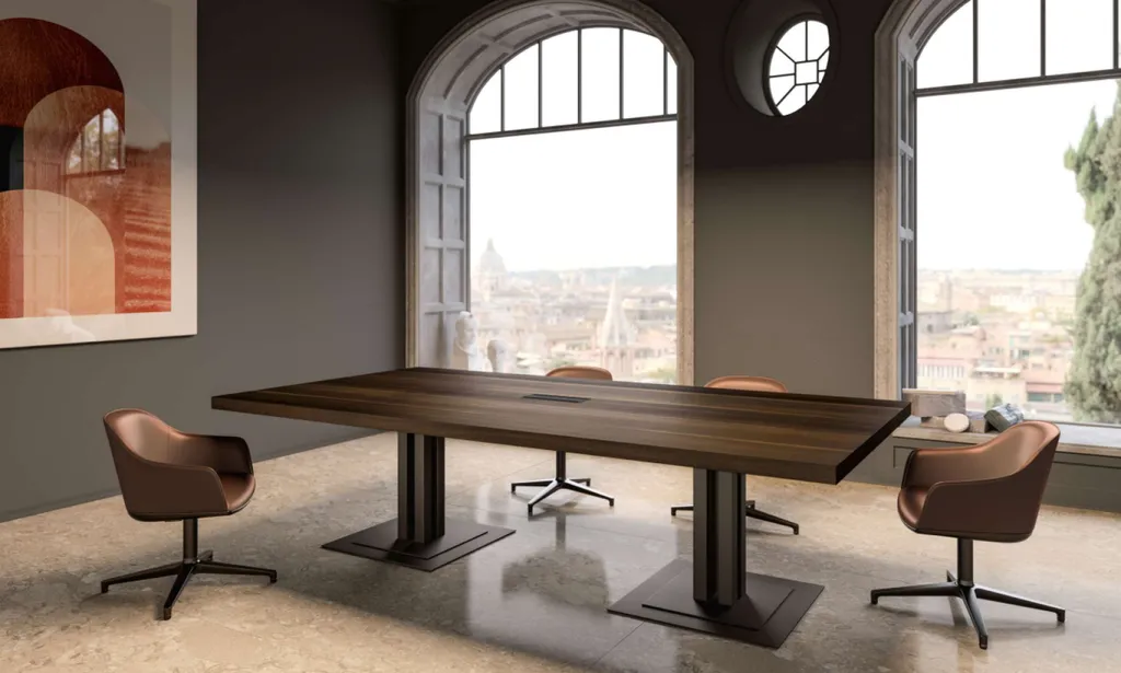Table de réunion design italien à AVIGNON -  Bureau BOLD58 de ABOUT OFFICE