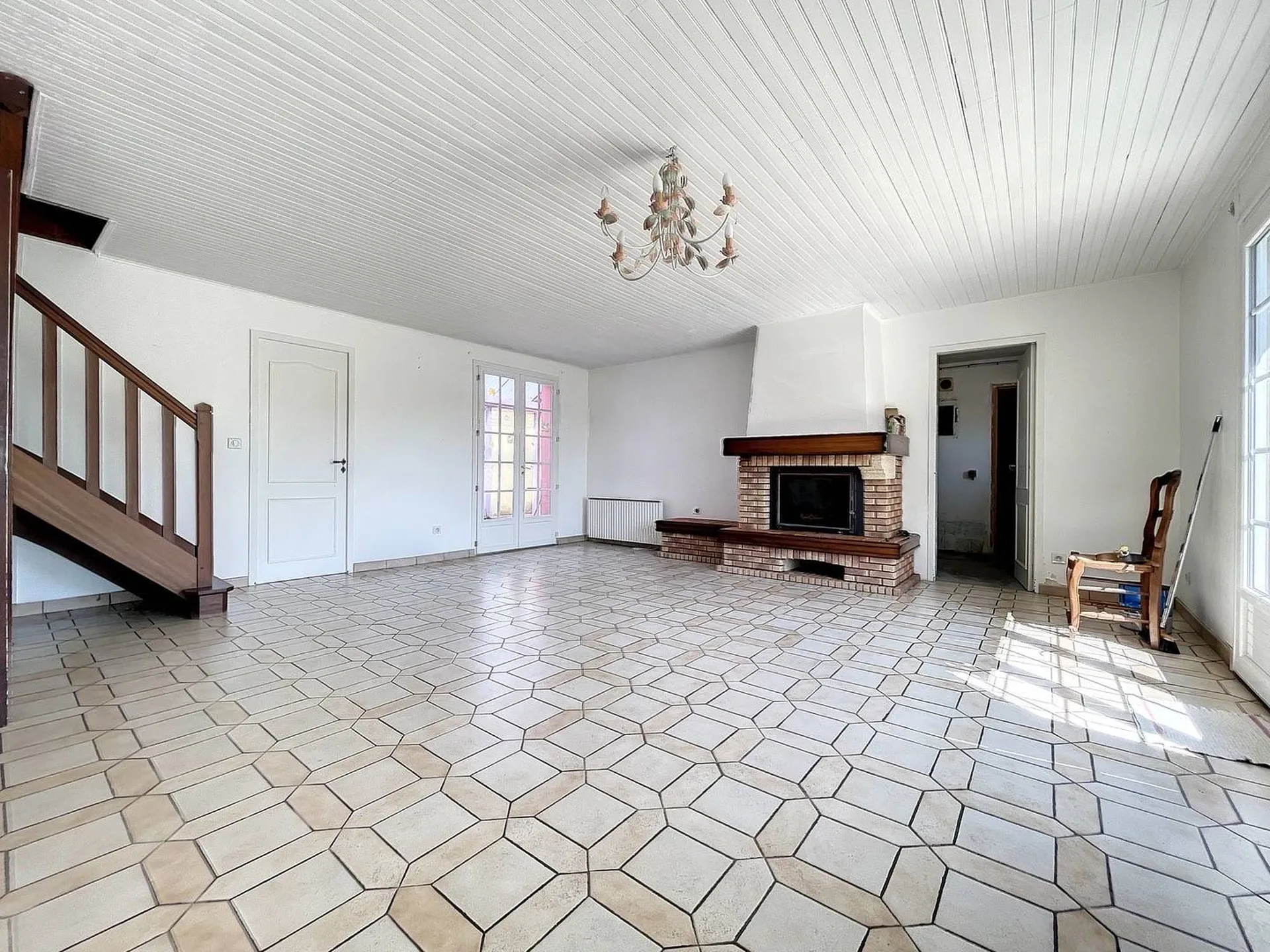 Maison de caractère d'environ 110m² sur son terrain d'environ 1000m² en Seine-Maritime, Normandie.