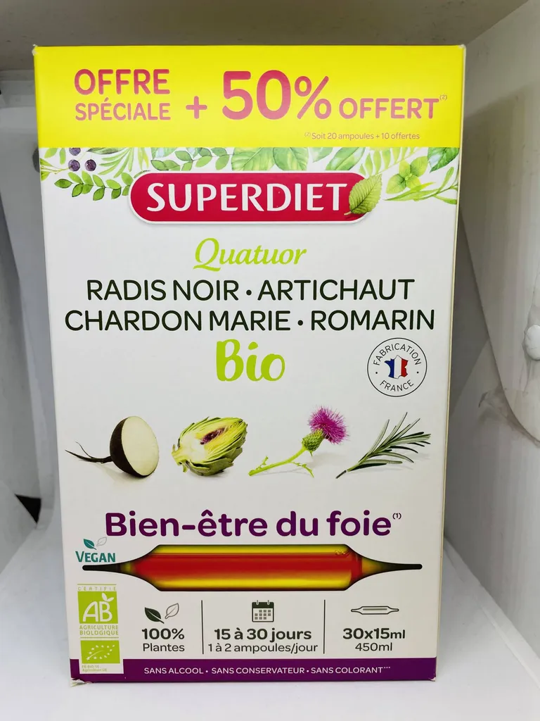 QUATUOR DIGESTION bien être du foie a marseille