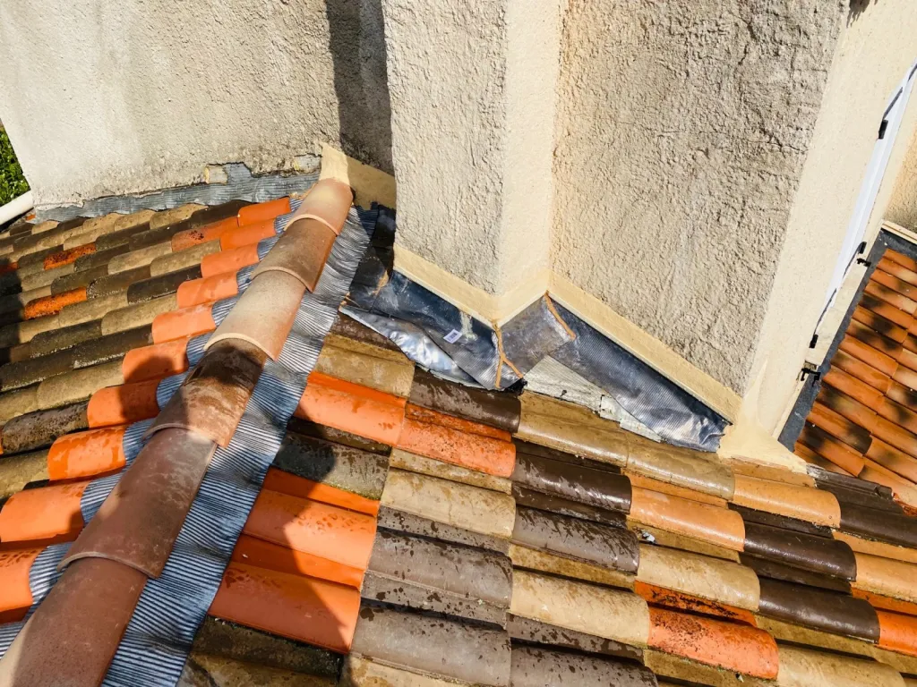 pose plomb et solin sur gardanne