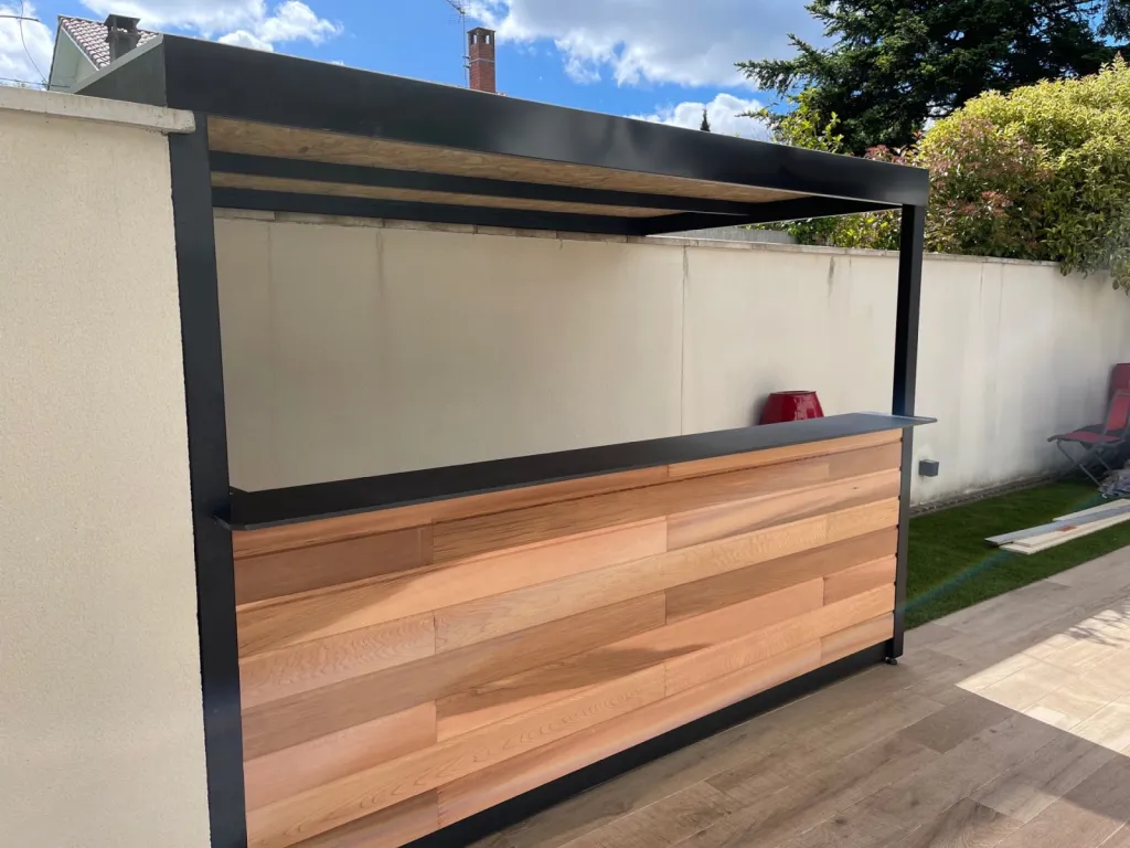 bar pour barbecue extérieur sur le Bouscat