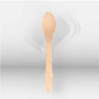 Cuillères en bois naturel Garcia de Pou pour restauration professionnelle, idéales pour traiteur, food trucks et événements, offrant une solution écologique, hygiénique et pratique pour la consommation de soupes, desserts et plats chauds ou froids – dispo