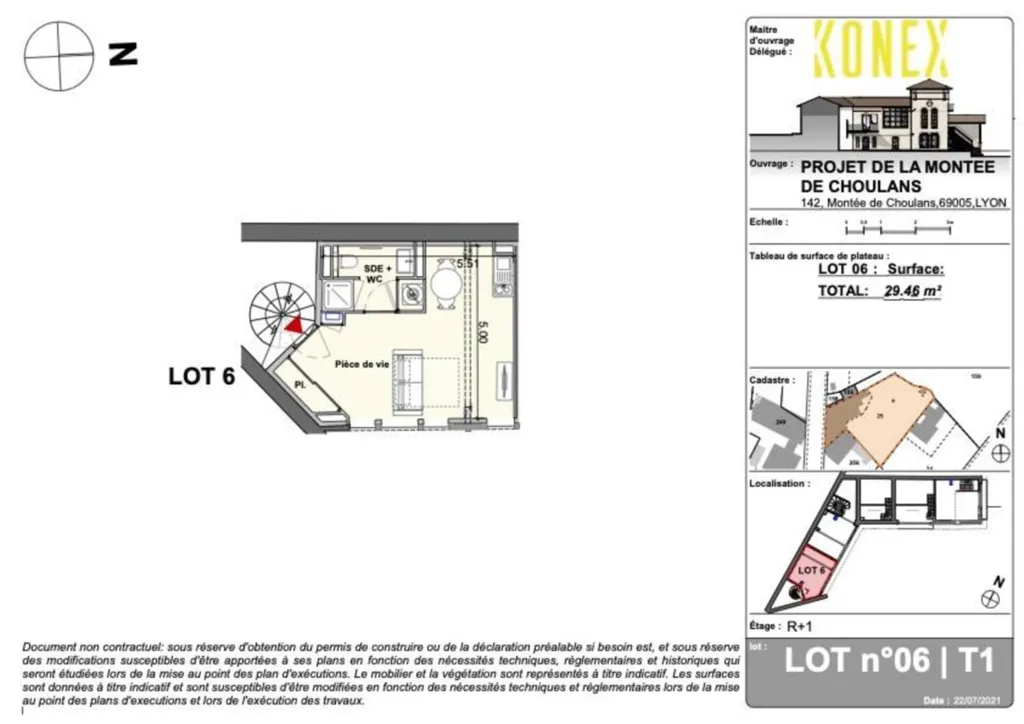 14 appartement du T1 au T2 duplex Dans une magnifique maison-atelier datant de 1881 proche du centre-ville de Lyon