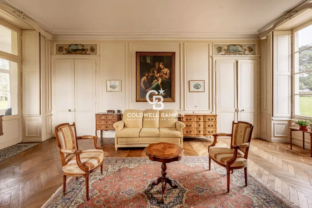 propriété de prestige en Sarthe avec château du XIXᵉ siècle et terrain de 3 hectares