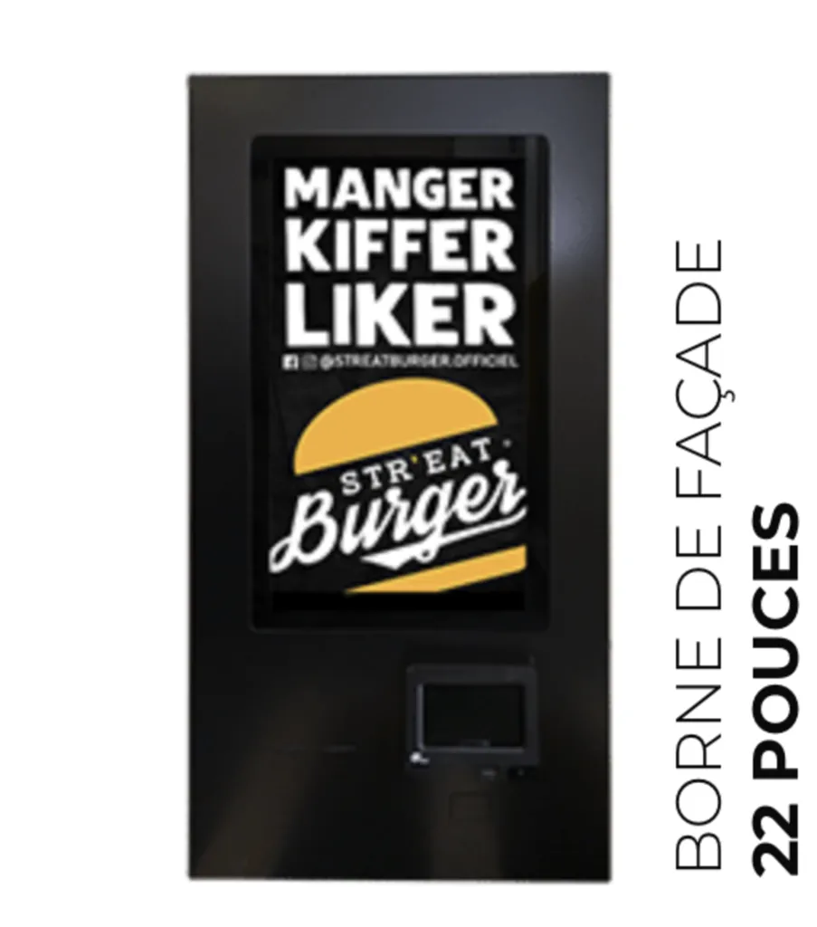 borne de commande tactile de façade 22 pouces chez AJ MONETIC