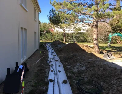 Entreprise de jardinage du Vaucluse pour la création d'un drain