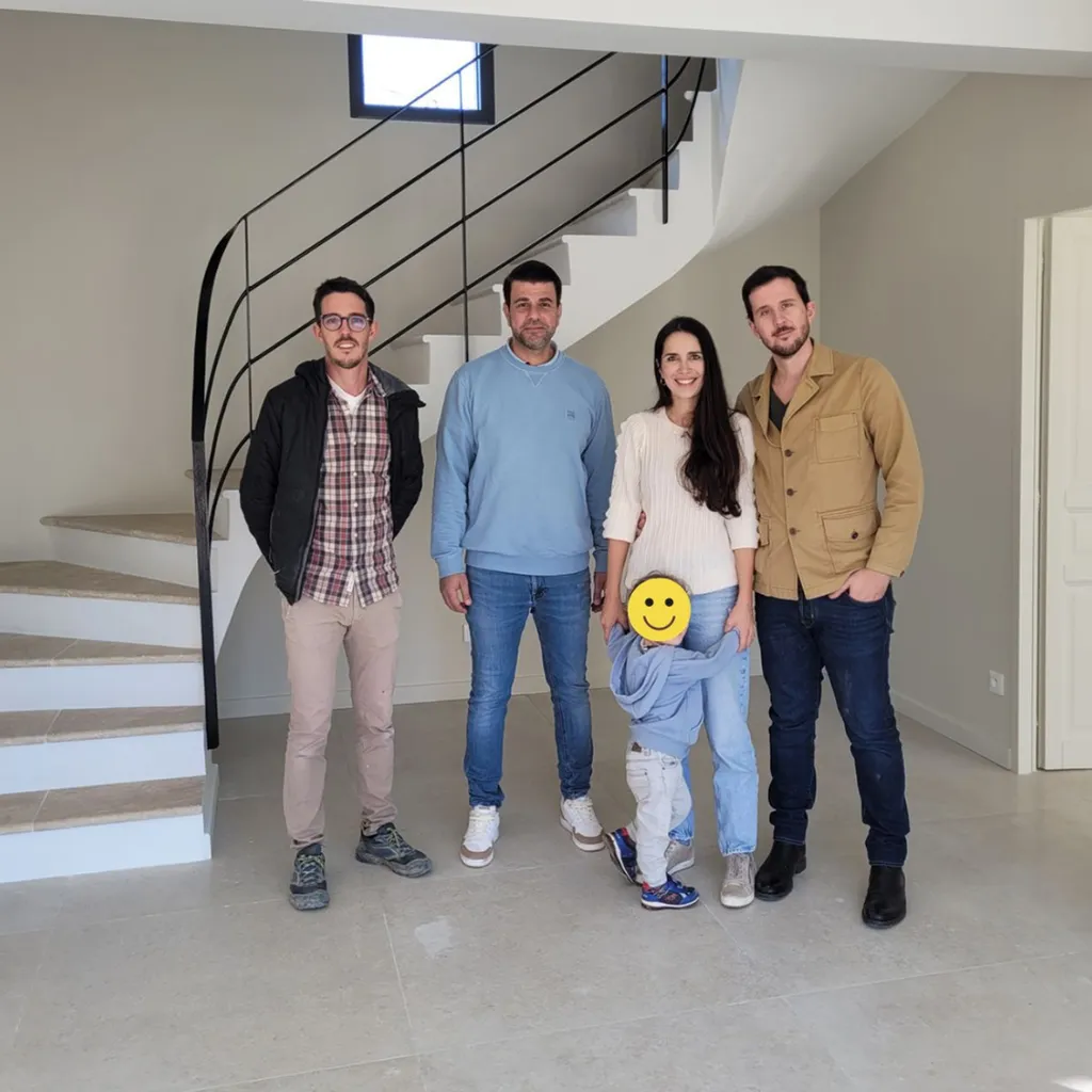 Réception d'un chantier de construction de maison individuelle sur la commune d'Aix en Provence dans les Bouches du Rhône