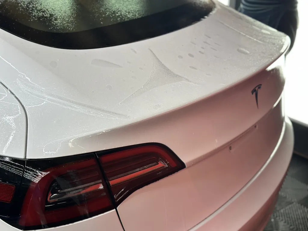 film de protection carrosserie PPF Lyon anti rayures tesla model 3 