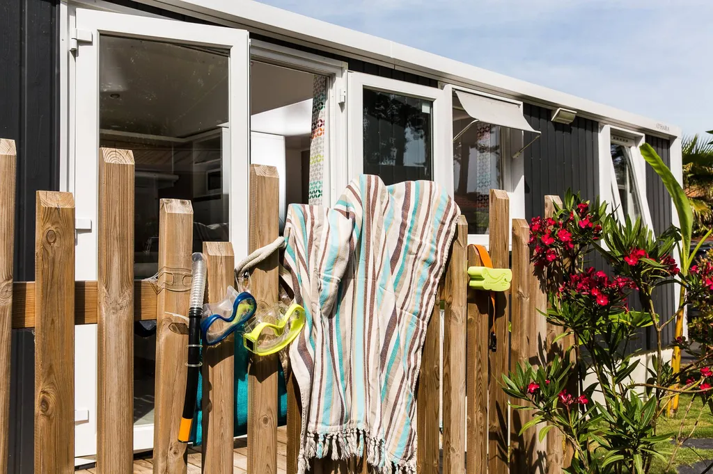 location de mobil home climatisé pas cher proche de la plage  et de l'avenue de Vias-Plage