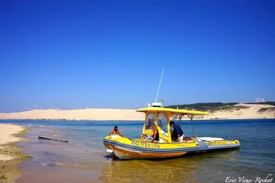 Escale à la dune du Pilat en bateau-taxi privé – Spéciale EVJF – Bassin d’Arcachon