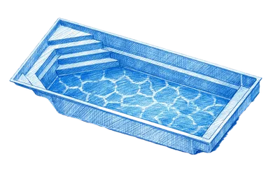 tracé au crayon bleu celestine a fond plat chez alliance