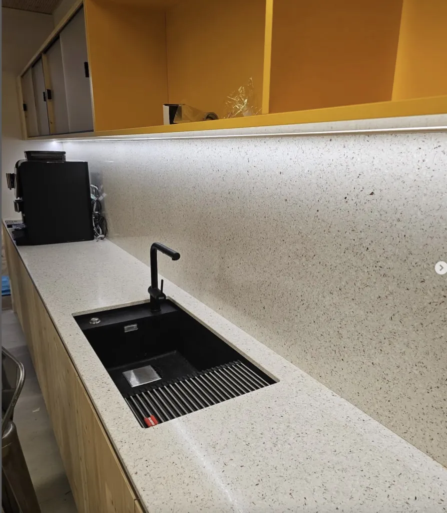 Plan de travail en béton d'huitre à Marcheprime en Gironde