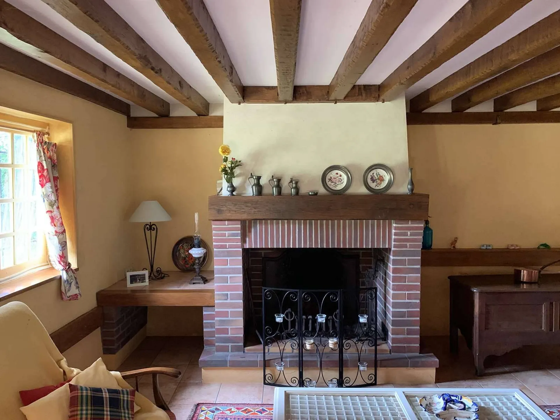 Dans le SUD PAYS D'AUGE Région de LISIEUX (CALVADOS) CHARMANTE CHAUMIERE