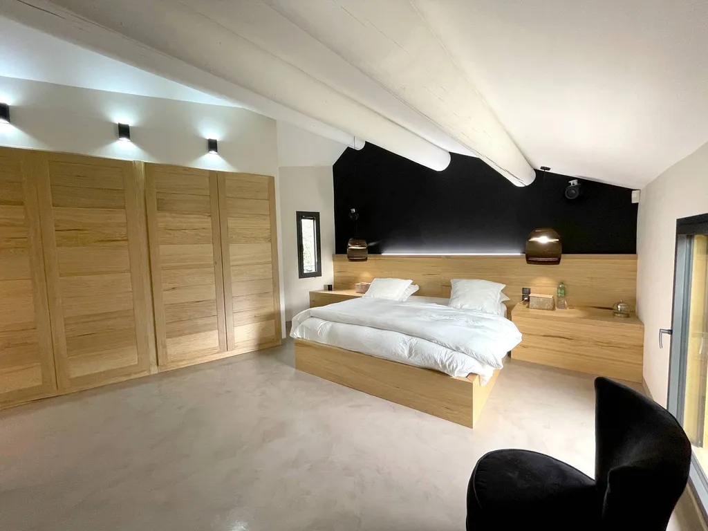 Chambre décorative en bois